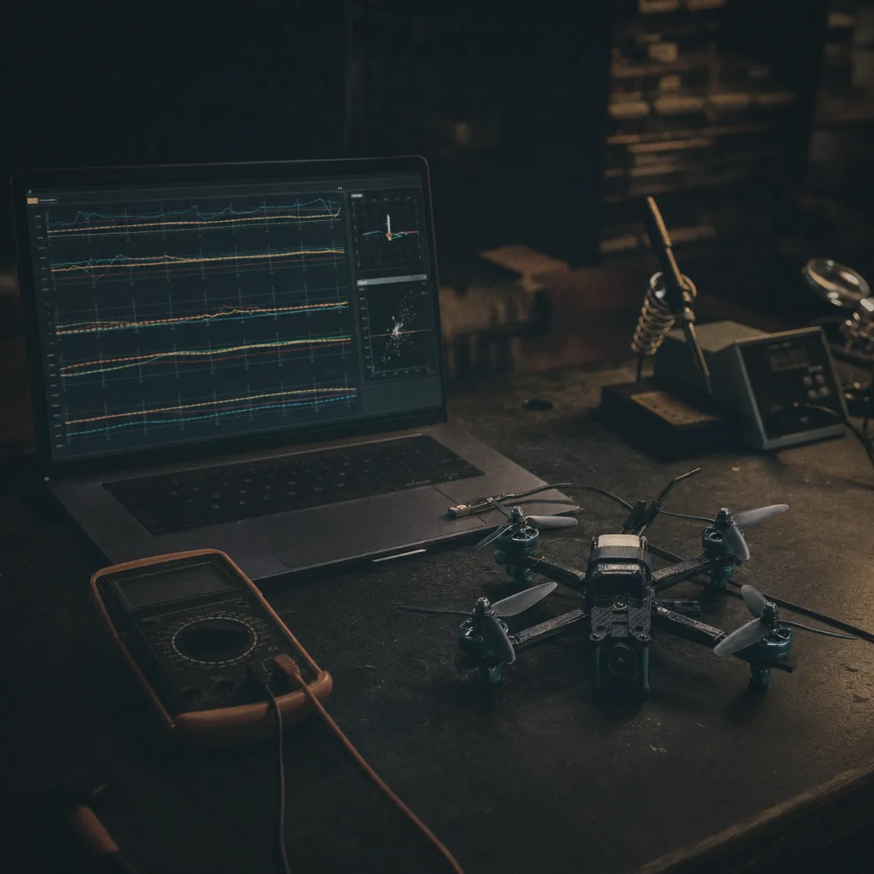 Stavba dronu – technický detail